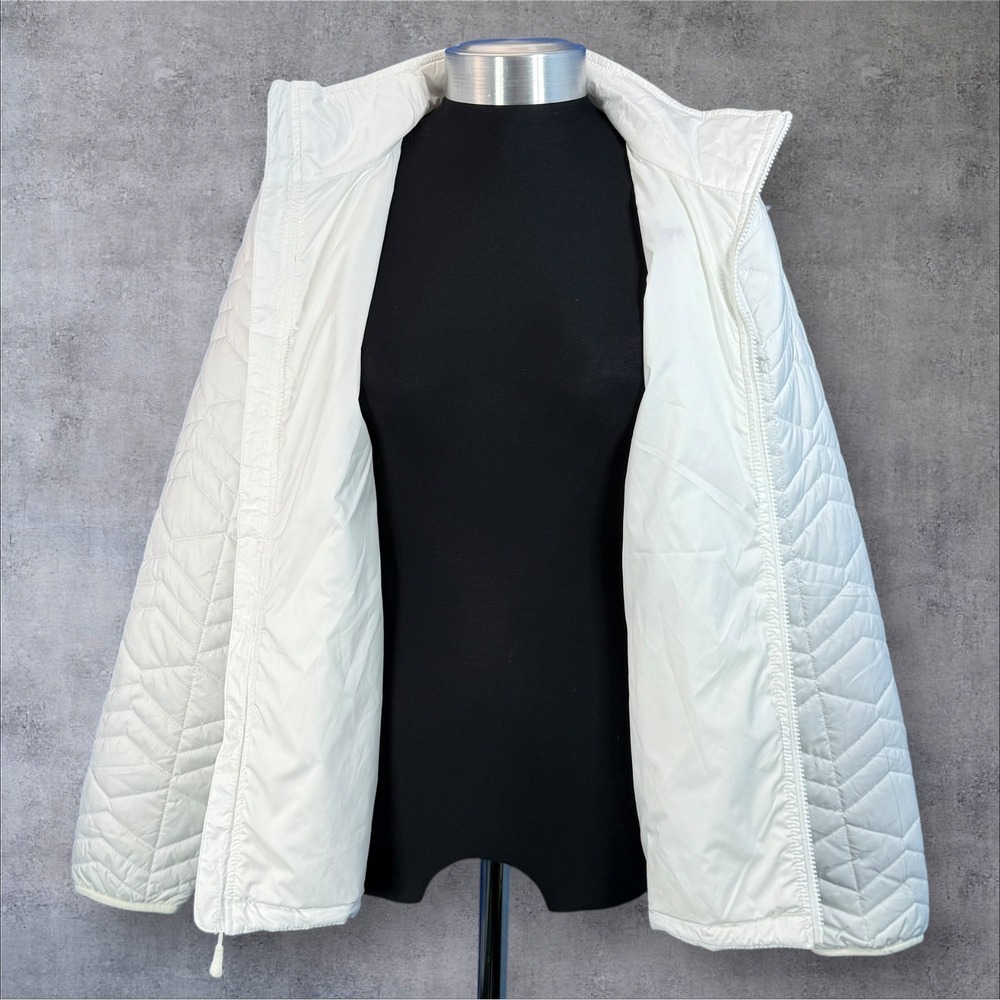The North Face Women's‎ Quilted Full Zip Jacket White Winter Coat Size XL - Picture 3 of 13